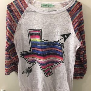 Texas serape shirt